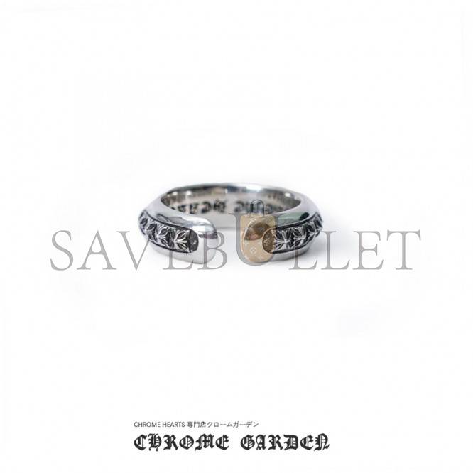 CHROME HEARTS CH PLUS PYRAMID OPEN BAND RING