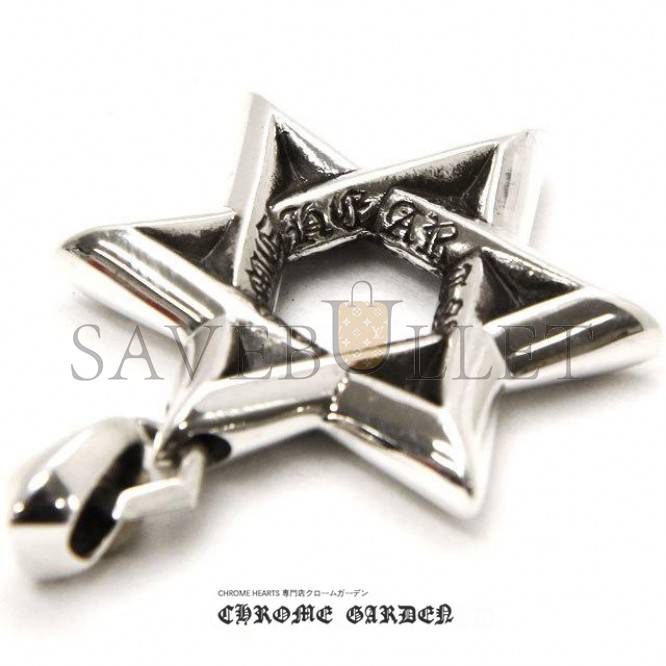 CHROME HEARTS SMALL STAR OF DAVID PENDANT(Pendant Only)