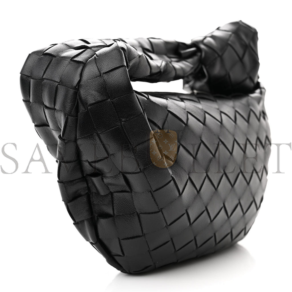 BOTTEGA VENETA NAPPA INTRECCIATO MINI JODIE BLACK (21*14*3cm)