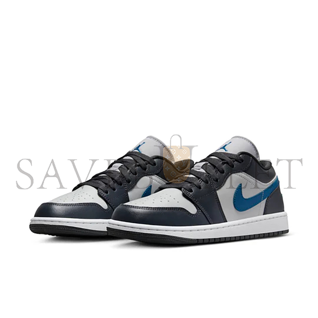 NIKE AIR JORDAN 1 LOW ANTHRACITE INDUSTRIAL BLUE DC0774-040