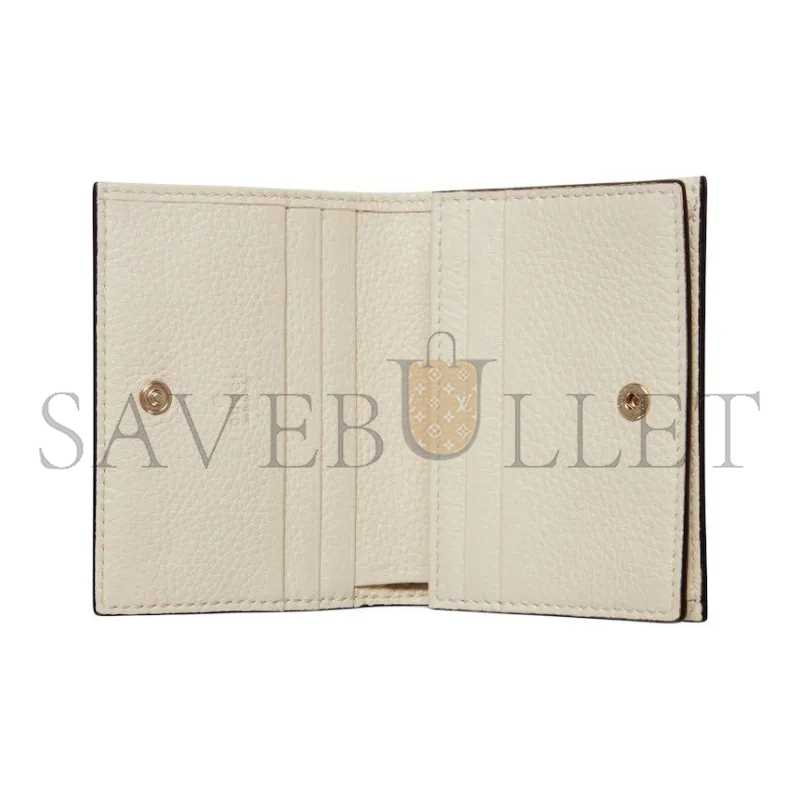 GUCCI GG EMBLEM MINI WALLET ‎815901AAEEM9540 (11*9*3cm)