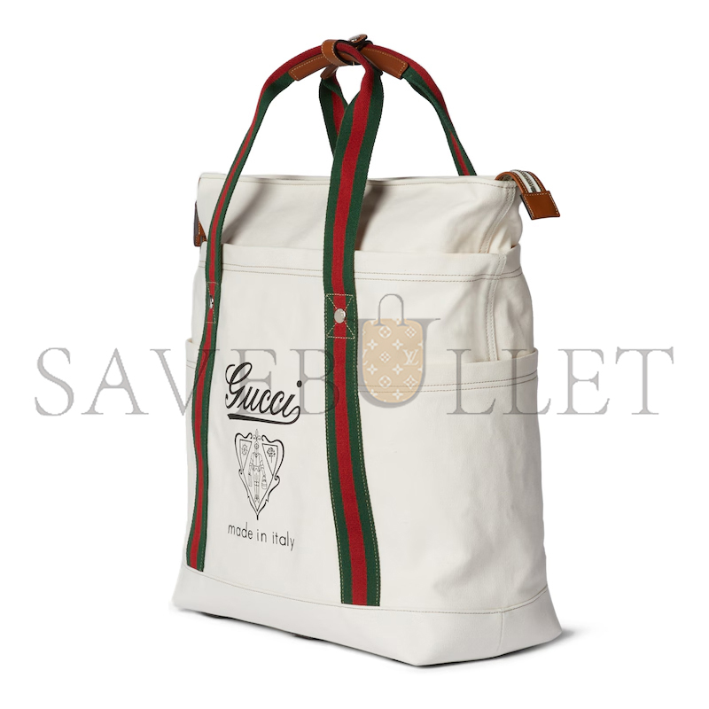 GUCCI PRINTED CANVAS LARGE TOTE BAG ‎‎816863FAD789042 (39*45*19cm)