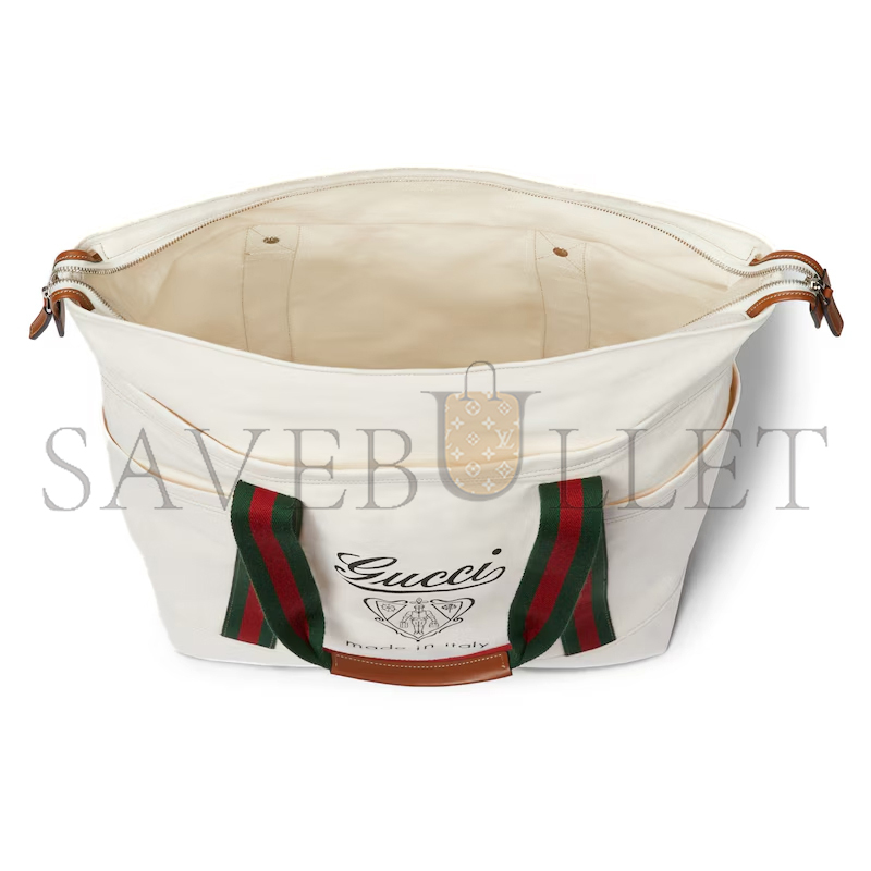 GUCCI PRINTED CANVAS LARGE TOTE BAG ‎‎816863FAD789042 (39*45*19cm)