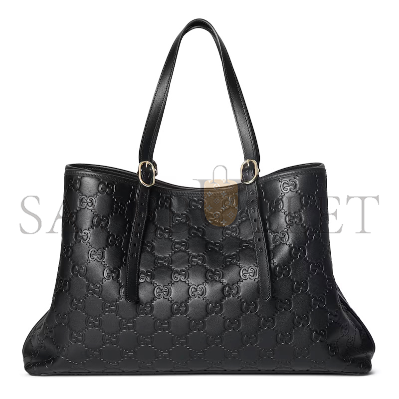 GUCCI GG EMBLEM LARGE TOTE BAG ‎‎815213AAFDV1000 (38*25*15cm)