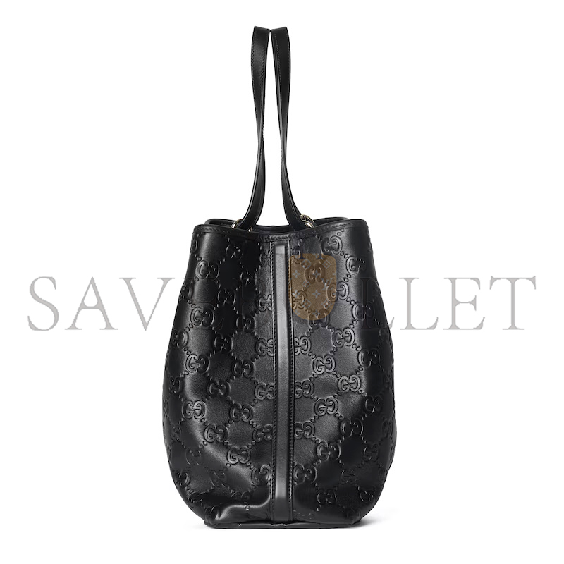 GUCCI GG EMBLEM LARGE TOTE BAG ‎‎815213AAFDV1000 (38*25*15cm)