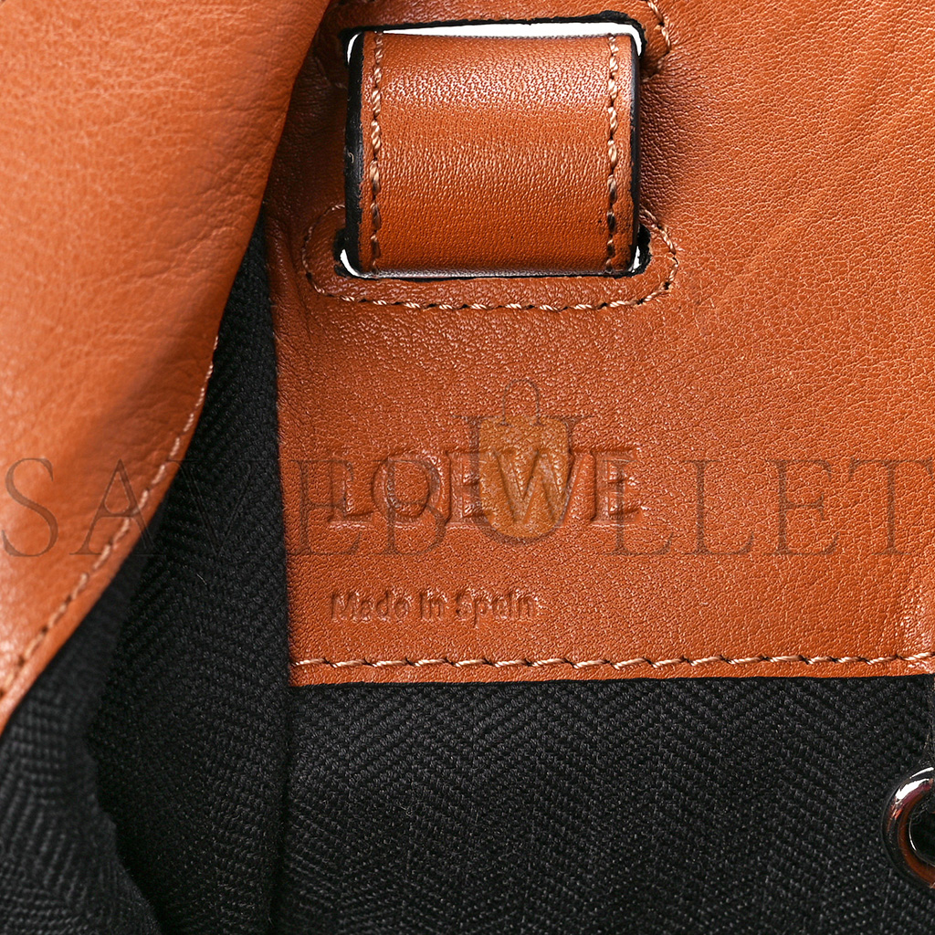 LOEWE CALFSKIN MEDIUM HAMMOCK SHOULDER BAG TAN (34*28*17cm)