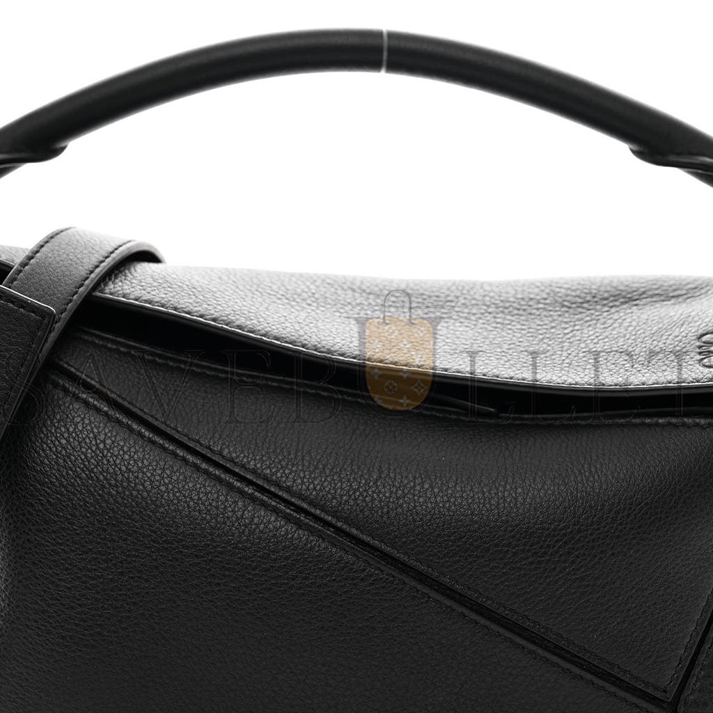 LOEWE CALFSKIN SMALL PUZZLE BAG BLACK (24*16.5*10.5cm) LOEWE CALFSKIN SMALL PUZZLE BAG BLACK (24*16.5*10.5cm)