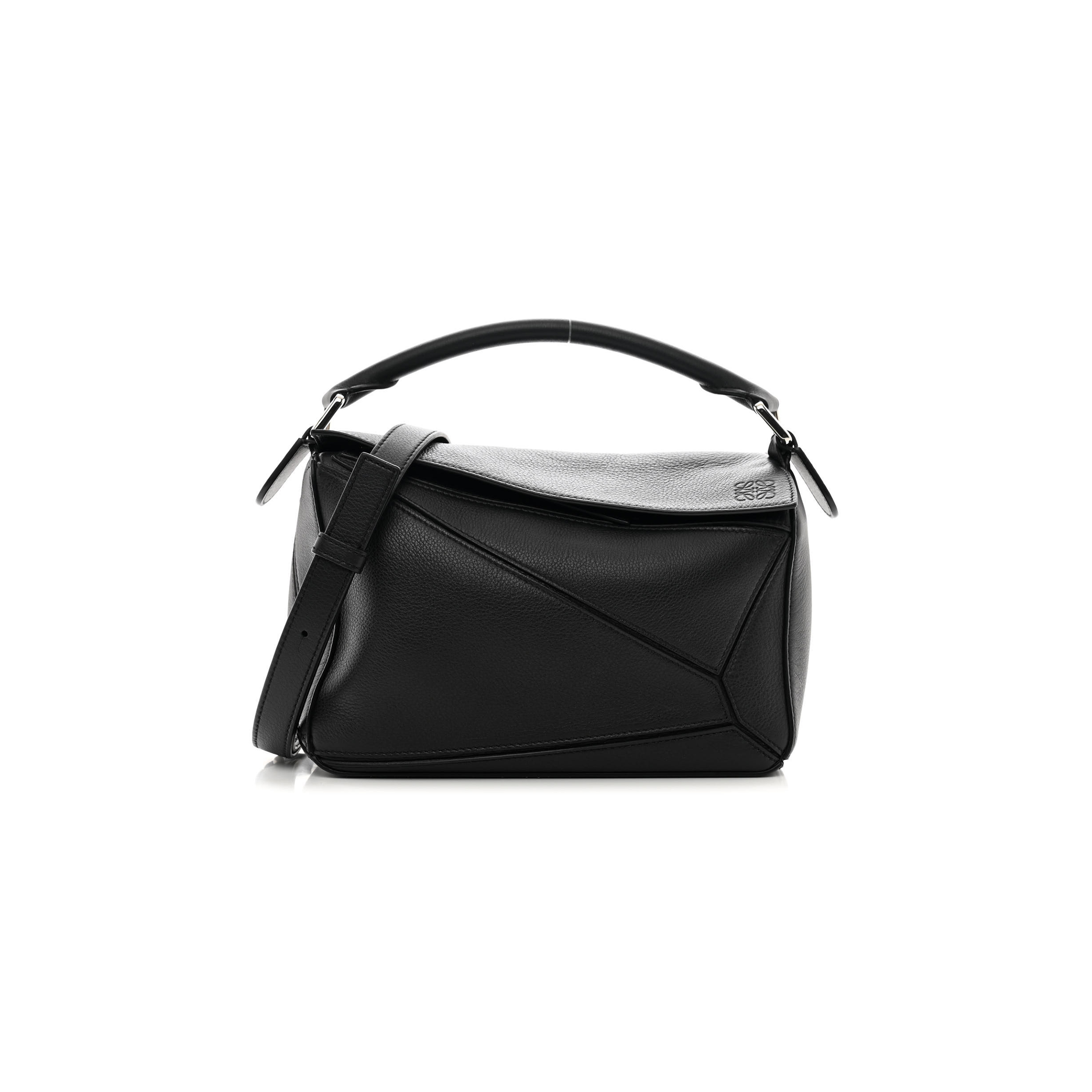 LOEWE CALFSKIN SMALL PUZZLE BAG BLACK (24*16.5*10.5cm) LOEWE CALFSKIN SMALL PUZZLE BAG BLACK (24*16.5*10.5cm)