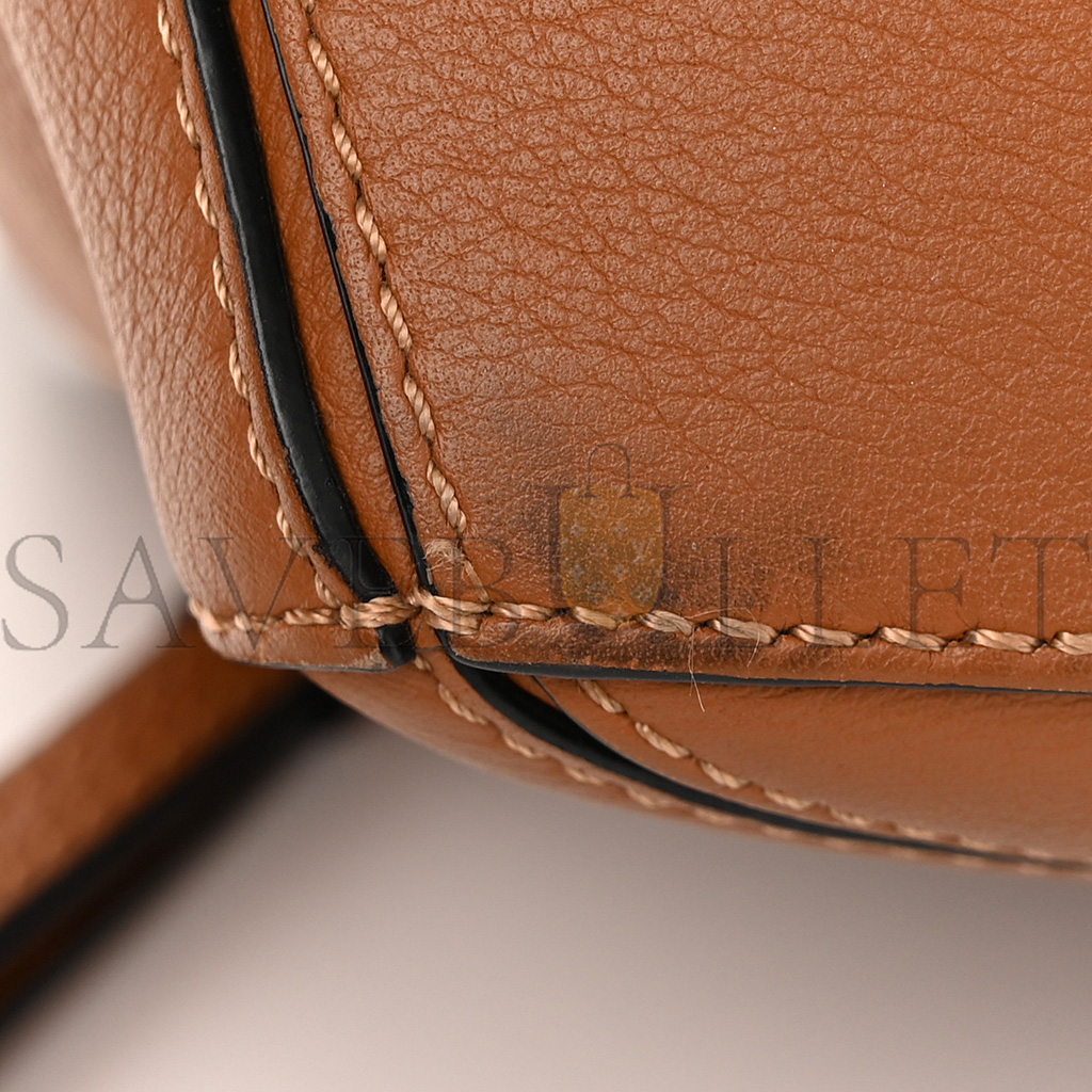 LOEWE CALFSKIN SMALL PUZZLE BAG TAN (24*16.5*10.5cm)