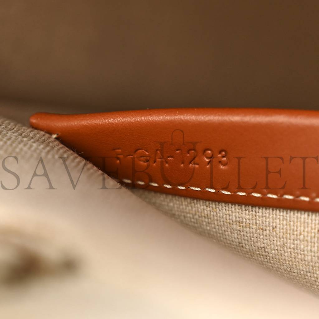 CELINE CANVAS CALFSKIN JACQUARD CABAS TOBACCO TAN (41*29*17cm) CELINE CANVAS CALFSKIN JACQUARD CABAS TOBACCO TAN (41*29*17cm)
