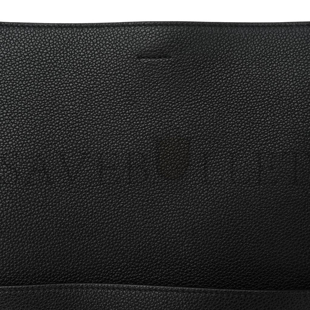 CELINE SOFT GRAINED CALFSKIN SANGLE BUCKET BAG BLACK (33*23*15cm) CELINE SOFT GRAINED CALFSKIN SANGLE BUCKET BAG BLACK (33*23*15cm)