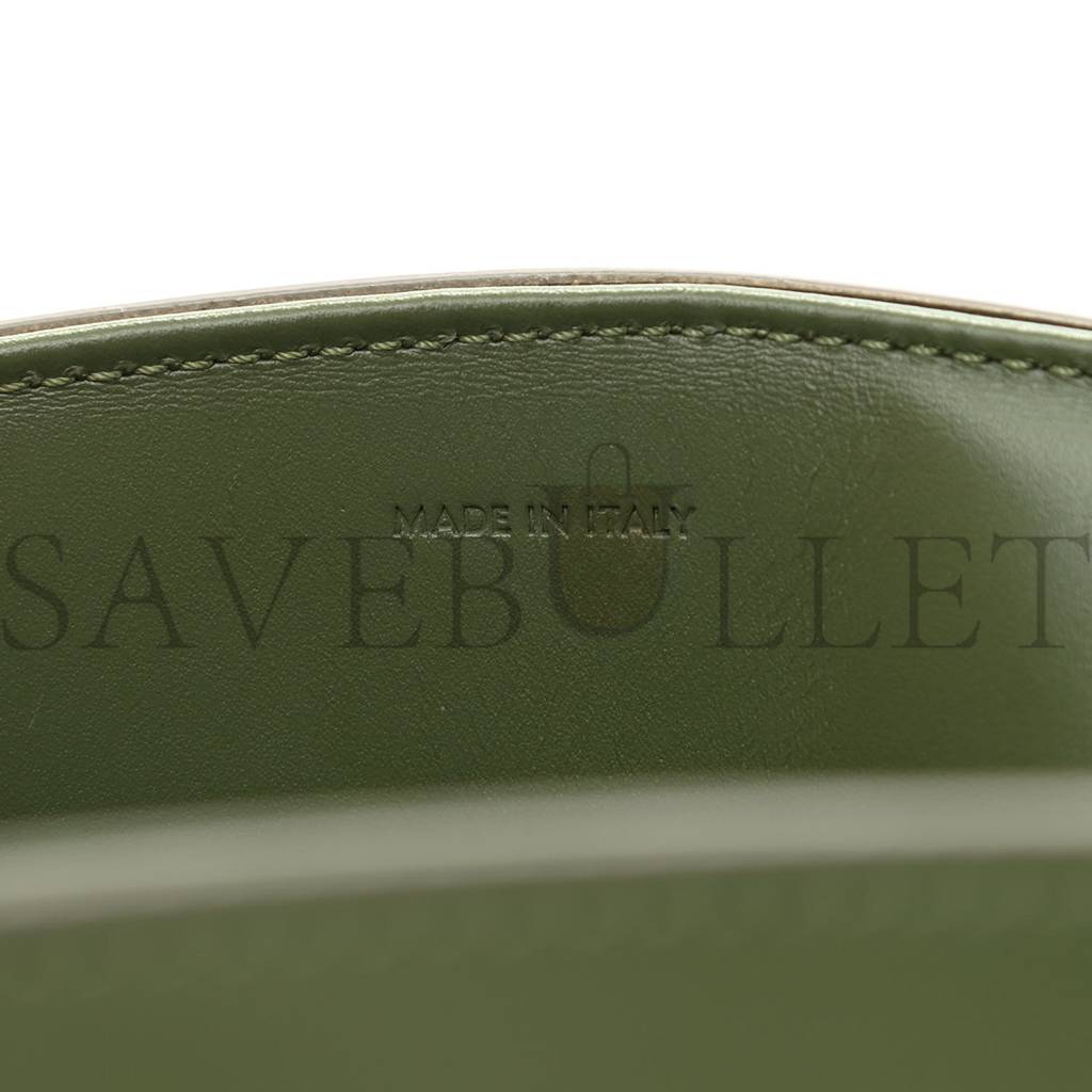 CELINE CALFSKIN CRECY BUCKET BAG GREEN (23*15*15cm) CELINE CALFSKIN CRECY BUCKET BAG GREEN (23*15*15cm)