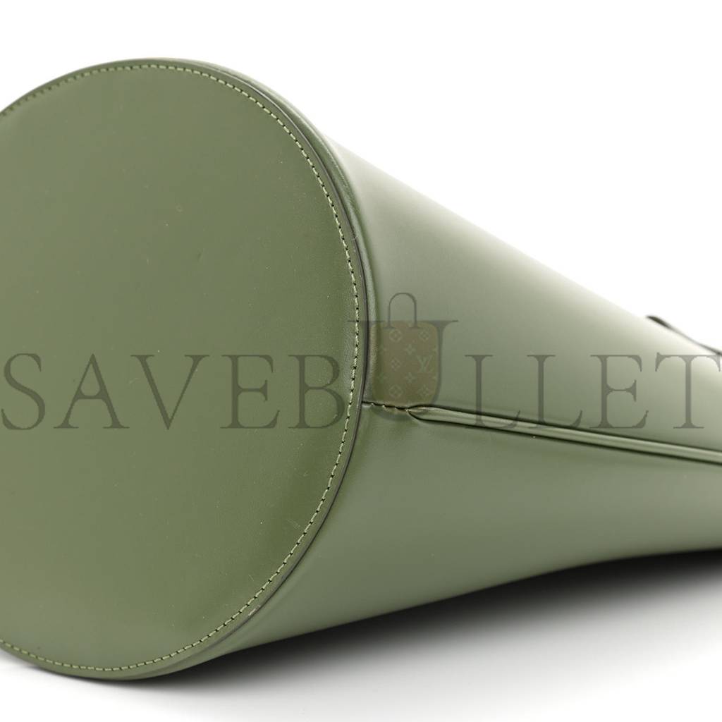 CELINE CALFSKIN CRECY BUCKET BAG GREEN (23*15*15cm) CELINE CALFSKIN CRECY BUCKET BAG GREEN (23*15*15cm)
