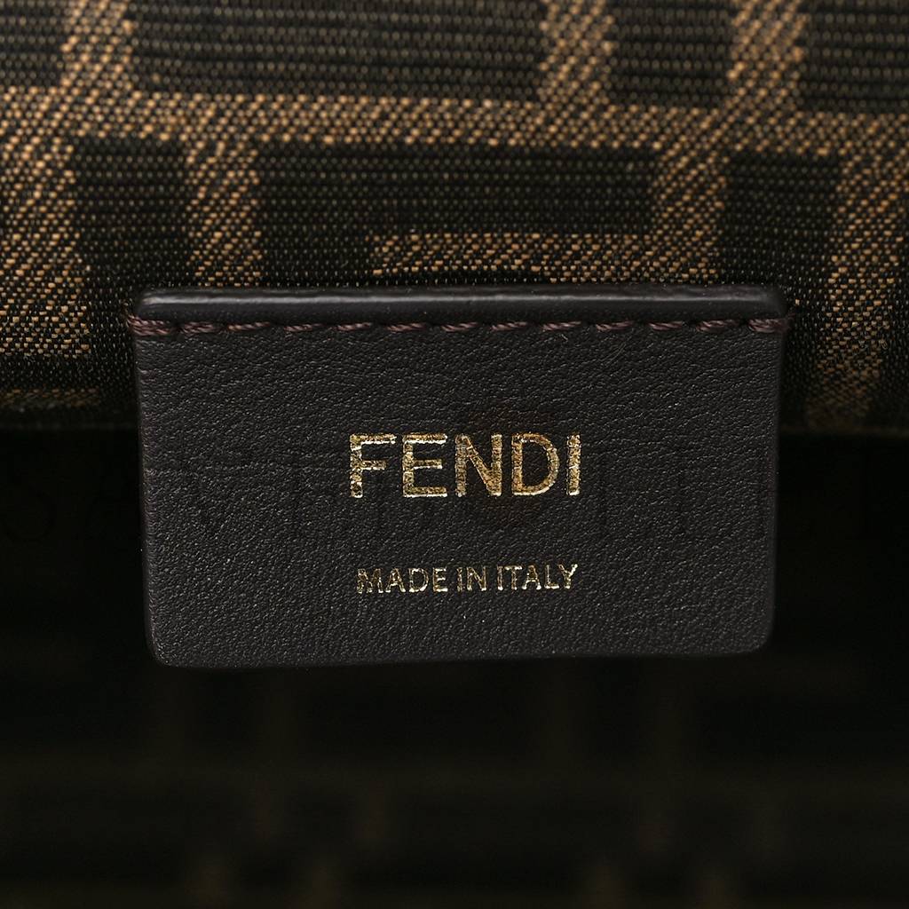 FENDI SHINY NAPPA MEDIUM FENDI FIRST POUDRE (30*25*11cm)